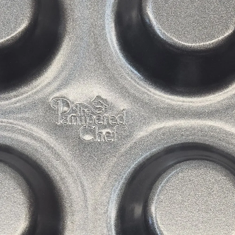 Pampered Chef Mini Muffin Cupcake Tart Pan 24 Hole #1606 Non Stick
